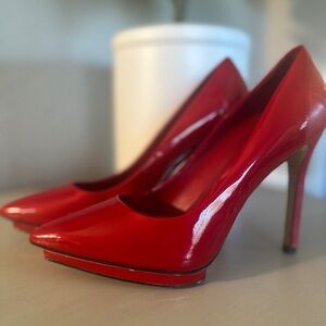 Red Platform Stiletto Heels